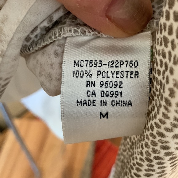 90’s KENAR PYTHON SNAKEPRINT HI-LOW BLOUSE - Picture 11 of 12